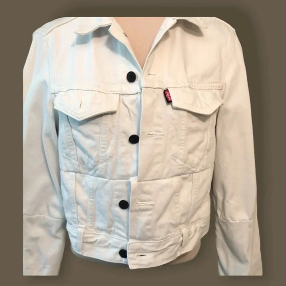 VETEMENTS x LEVIS RE-WORKED CROPPED DENIM JACKET XS *RARE* - Picture 4 of 16